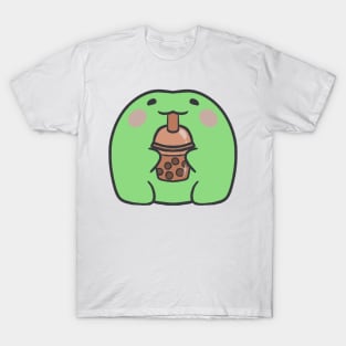 Choccy milk drinking frog T-Shirt